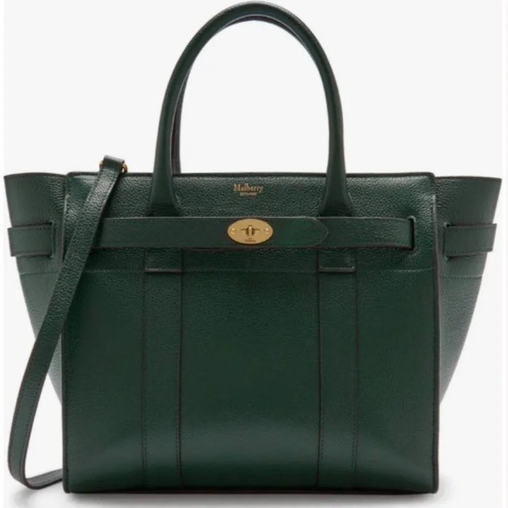 Mulberry Bag - Small Zipped Bayswater Leather Satchel - Picture 6 of 8